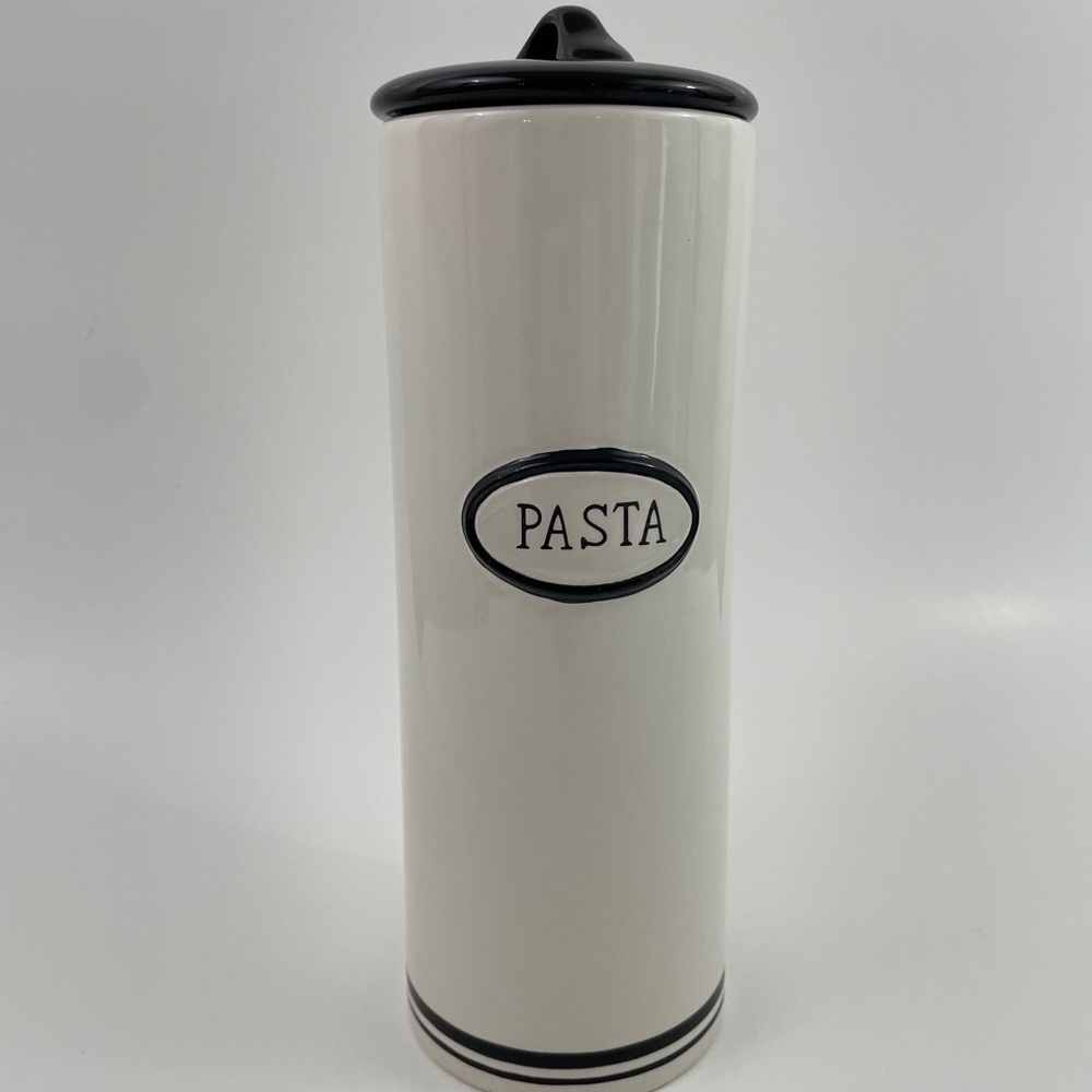 Pasta spaghetti container canister ceramic good condition storage organization